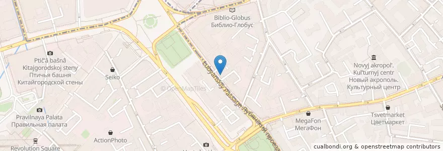 Mapa de ubicacion de Сам пришел en 러시아, Центральный Федеральный Округ, Москва, Центральный Административный Округ.