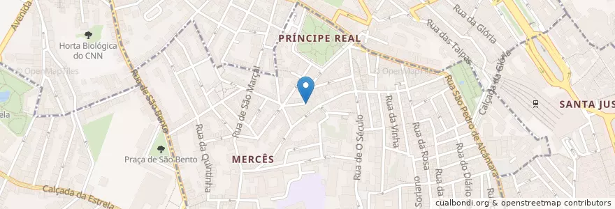 Mapa de ubicacion de Restaurante Terra en Portugal, Aire Métropolitaine De Lisbonne, Lisbonne, Grande Lisboa, Lisbonne, Misericórdia.