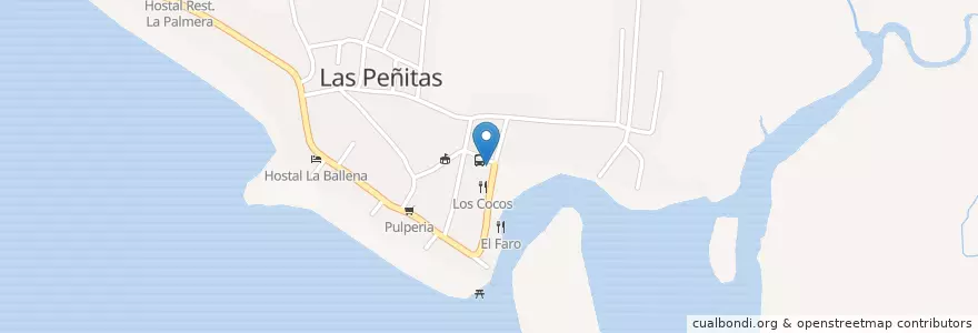 Mapa de ubicacion de Restaurante Manojito en Nicaragua, León, León (Municipio).