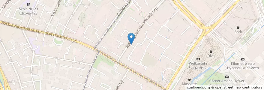 Mapa de ubicacion de St.Peters & St.Anton en Rusia, Центральный Федеральный Округ, Москва, Центральный Административный Округ.