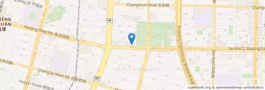 Mapa de ubicacion de 華園卡啦OK en 타이완, 신베이 시, 타이베이시, 중산 구.