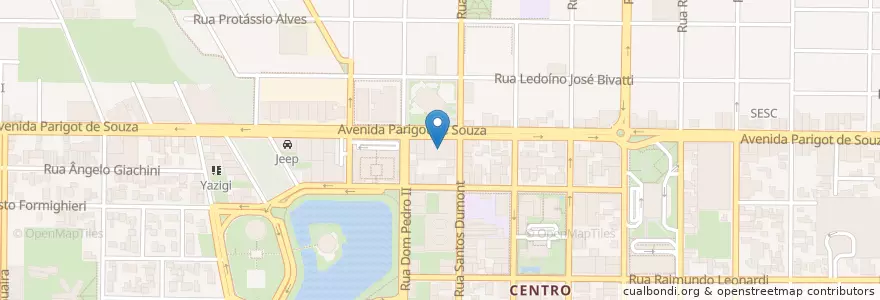 Mapa de ubicacion de Top Posto do Lago en البَرَازِيل, المنطقة الجنوبية, بارانا, Região Geográfica Intermediária De Cascavel, Microrregião Toledo, Toledo.