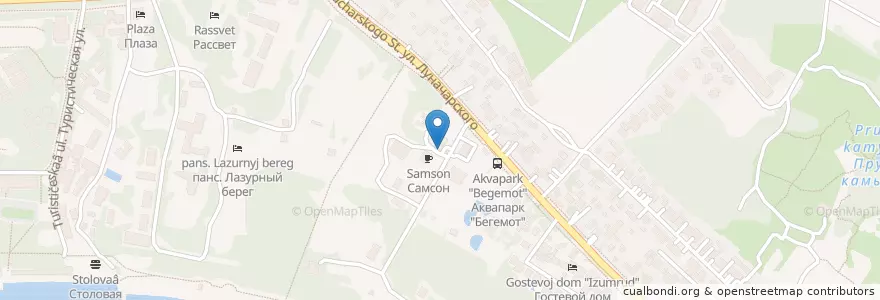 Mapa de ubicacion de Геленджик 353465 en Rusia, Южный Федеральный Округ, Krai De Krasnodar, Городской Округ Геленджик.