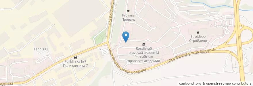 Mapa de ubicacion de Калужский институт туристического бизнеса en Russland, Föderationskreis Zentralrussland, Oblast Kaluga, Городской Округ Калуга.