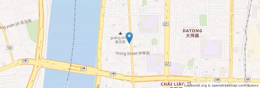 Mapa de ubicacion de 杉味豆花 en Тайвань, Новый Тайбэй, Тайбэй, Датун.