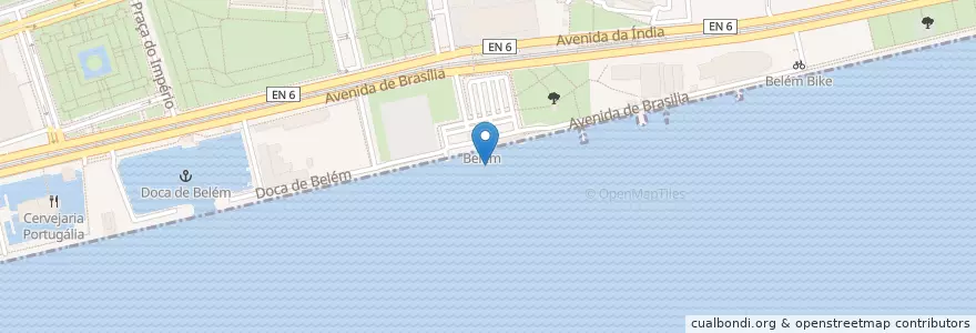 Mapa de ubicacion de Belém en 포르투갈.