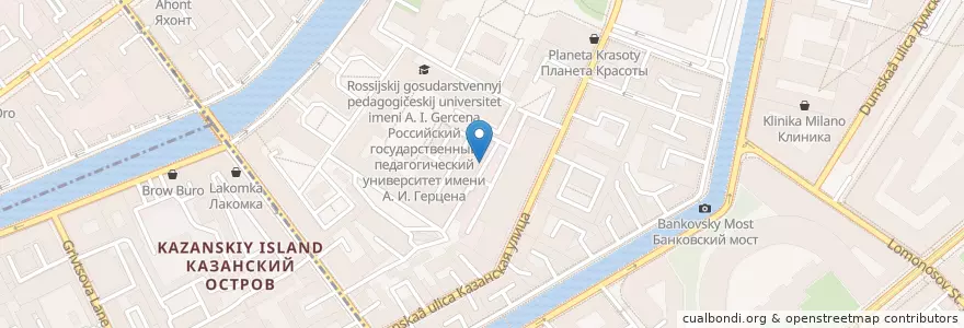 Mapa de ubicacion de SmokeTime en 俄罗斯/俄羅斯, Северо-Западный Федеральный Округ, 列宁格勒州, Санкт-Петербург, Округ № 78.
