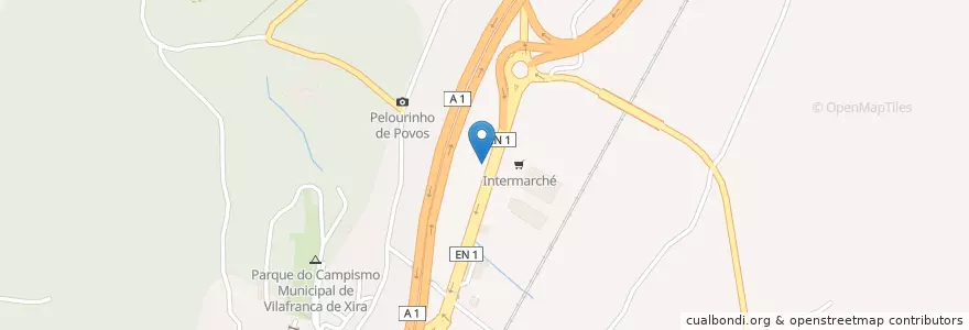Mapa de ubicacion de Galp en Portugal, Aire Métropolitaine De Lisbonne, Lisbonne, Grande Lisboa, Vila Franca De Xira, Vila Franca De Xira.
