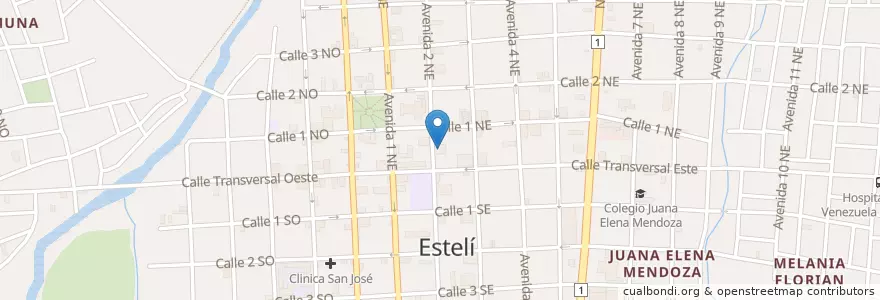 Mapa de ubicacion de Cohifer en Nicaragua, Estelí, Estelí (Municipio), Estelí.