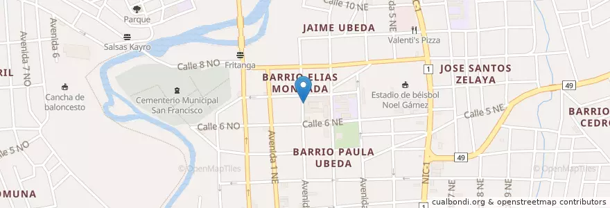 Mapa de ubicacion de Mr. Taco en Nicaragua, Estelí, Estelí (Municipio), Estelí.