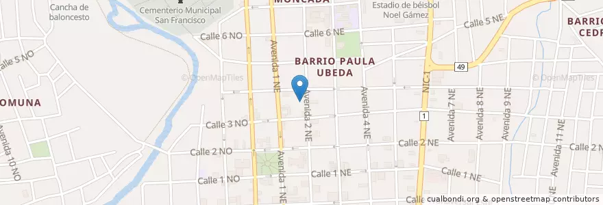 Mapa de ubicacion de Colegio Mas Vida en ニカラグア, エステリ県, Estelí (Municipio), Estelí.