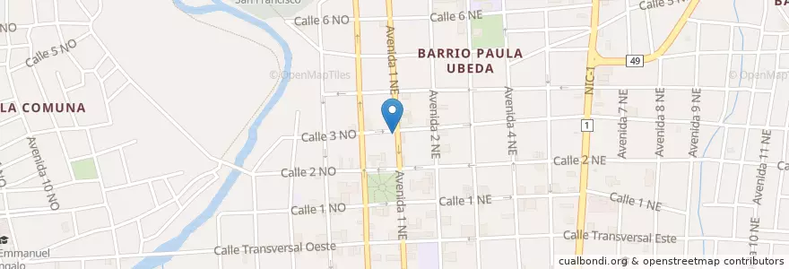 Mapa de ubicacion de Vuela Vuela café & bar en Nikaragua, Estelí, Estelí (Municipio), Estelí.