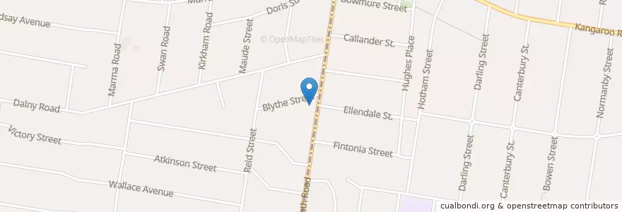 Mapa de ubicacion de Holy Nativity Anglican Church, Hughesdale en 오스트레일리아, Victoria, City Of Glen Eira.