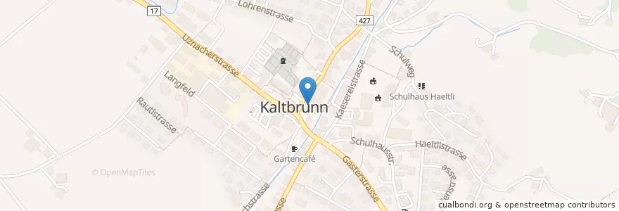 Mapa de ubicacion de Rest. Speer en 瑞士, Sankt Gallen, Wahlkreis See-Gaster, Kaltbrunn.