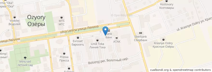 Mapa de ubicacion de Лакомка en Rusland, Centraal Federaal District, Oblast Moskou, Городской Округ Озёры.