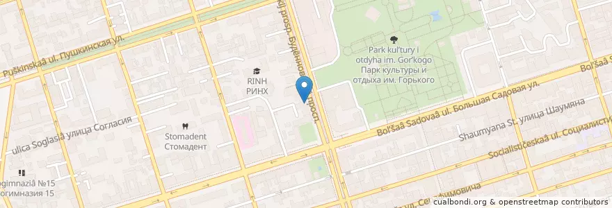 Mapa de ubicacion de Помидор en Rusia, Южный Федеральный Округ, Óblast De Rostov, Городской Округ Ростов-На-Дону.
