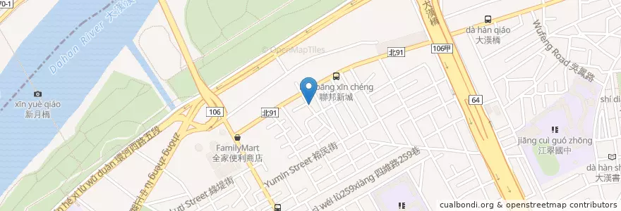 Mapa de ubicacion de 慈后宮 en Тайвань, Новый Тайбэй, 板橋區.