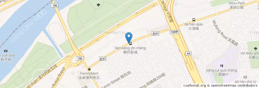 Mapa de ubicacion de 春和診所 en تايوان, تايبيه الجديدة, 板橋區.