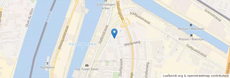 Mapa de ubicacion de Schifferhaus en Switzerland, Basel-Stadt, Basel.