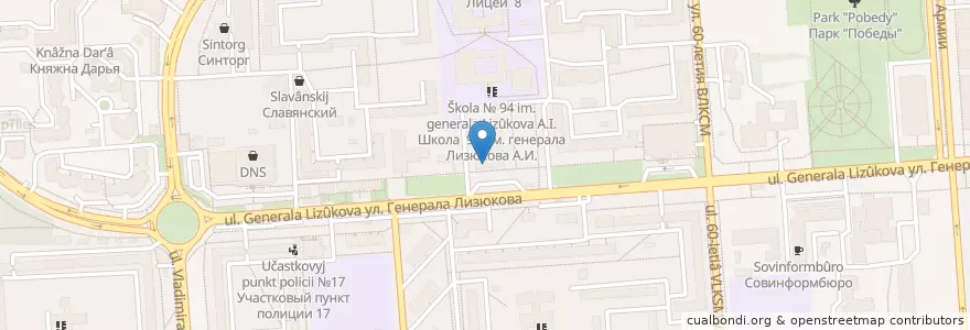 Mapa de ubicacion de Route 66 en ロシア, 中央連邦管区, Воронежская Область, Городской Округ Воронеж.
