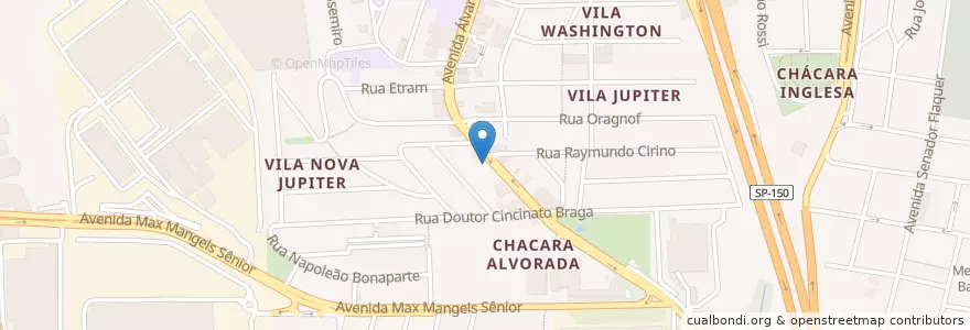 Mapa de ubicacion de Droga Sammer en ブラジル, 南東部地域, サンパウロ, Região Geográfica Intermediária De São Paulo, Região Metropolitana De São Paulo, Região Imediata De São Paulo, São Bernardo Do Campo.