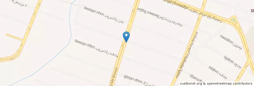 Mapa de ubicacion de بانک ملت en إیران, محافظة ألبرز, شهرستان کرج, بخش مرکزی شهرستان کرج, کرج.