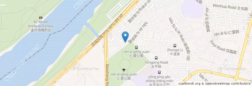 Mapa de ubicacion de 新惠幼幼兒園 en 타이완, 신베이 시, 융허 구.