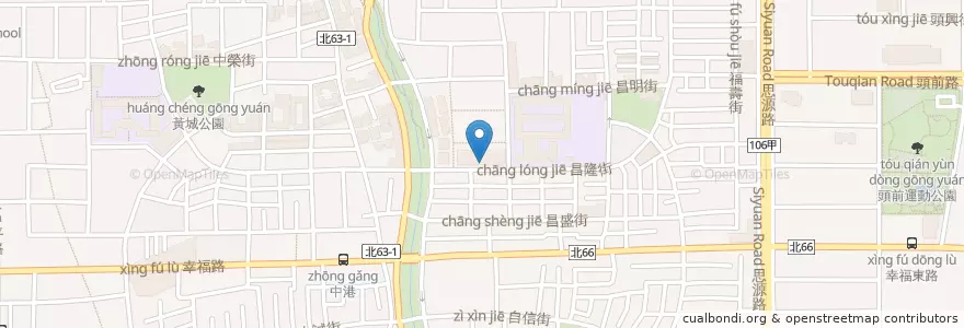 Mapa de ubicacion de 謝牙醫 en Tayvan, 新北市, 新莊區.