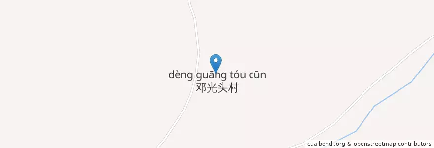 Mapa de ubicacion de 邓光头村 en 中国, 广东省, 清远市, 佛冈县, 邓光头村.