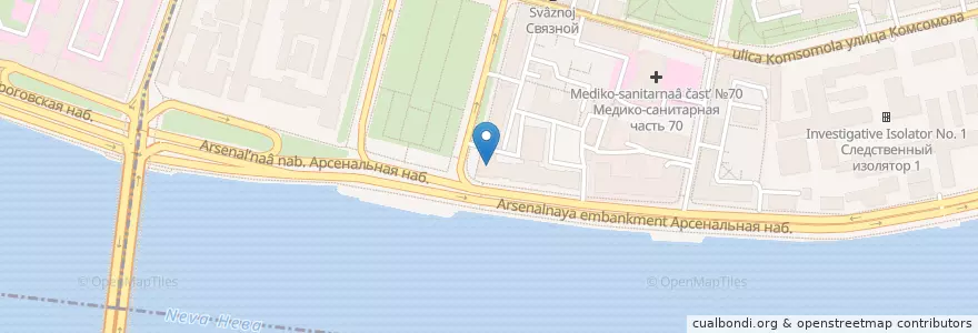 Mapa de ubicacion de Администрация Калининского района en Russia, Northwestern Federal District, Leningrad Oblast, Saint Petersburg, Финляндский Округ.