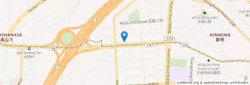 Mapa de ubicacion de 祐民醫院 en 臺灣, 桃園市, 平鎮區.