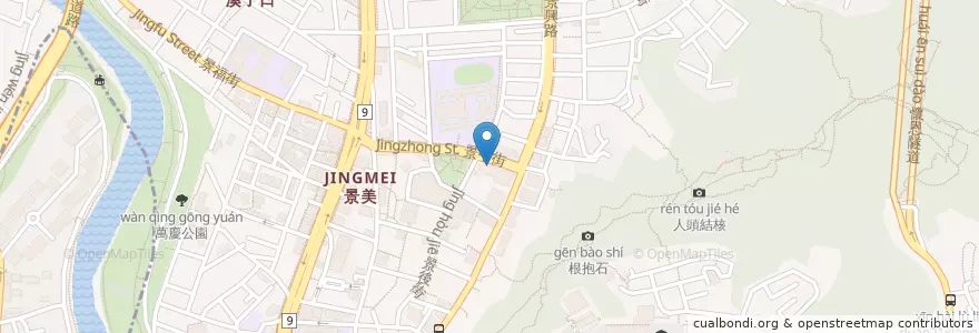 Mapa de ubicacion de 基督教台灣貴格會合一堂 en 臺灣, 新北市, 臺北市, 文山區.