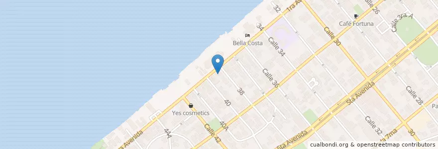 Mapa de ubicacion de Mensajeria DHL (Comunicaciones) en Cuba, Havana.