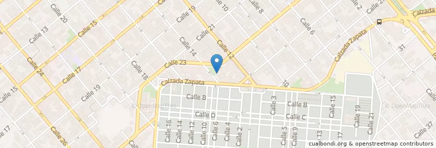 Mapa de ubicacion de Oficina de Correos en Cuba, La Habana, Plaza De La Revolución.