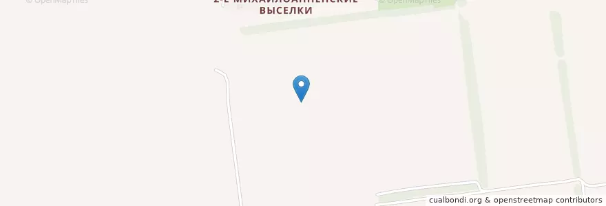 Mapa de ubicacion de Михайлоанненский сельсовет en Rússia, Distrito Federal Central, Oblast De Kursk, Советский Район, Михайлоанненский Сельсовет.