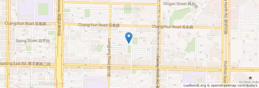 Mapa de ubicacion de 榕樹下海鮮店 en 臺灣, 新北市, 臺北市, 中山區.