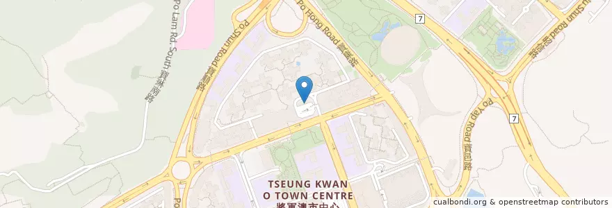 Mapa de ubicacion de 尚德郵政局 Sheung Tak Post Office en Китай, Гуандун, Гонконг, Новые Территории, 西貢區 Sai Kung District.