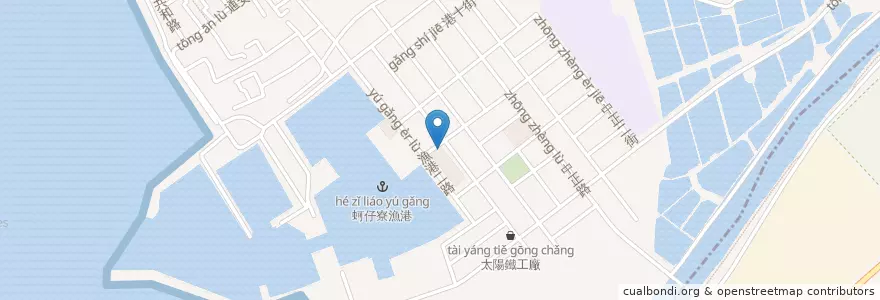 Mapa de ubicacion de 田媽媽在地風味料理 en Taiwan, Kaohsiung, Distretto Di Ziguan.