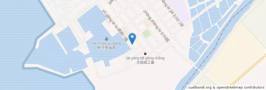 Mapa de ubicacion de 南鮮活海產 en Taiwan, Kaohsiung, 梓官區.
