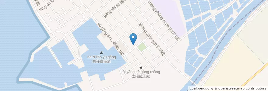 Mapa de ubicacion de 小太陽哈佛幼兒園 en Taiwan, Kaohsiung, Distretto Di Ziguan.