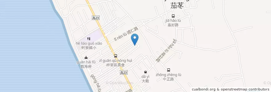 Mapa de ubicacion de 龍興堂 en 臺灣, 高雄市, 梓官區.