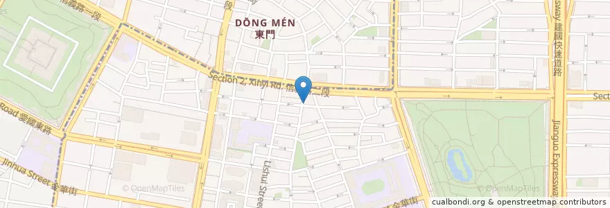 Mapa de ubicacion de 高記上海點心浙滬美饌 en 臺灣, 新北市, 臺北市, 大安區.