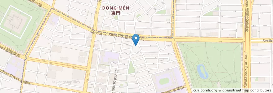 Mapa de ubicacion de 大來小館永康旗艦店 en Tayvan, 新北市, Taipei, 大安區.