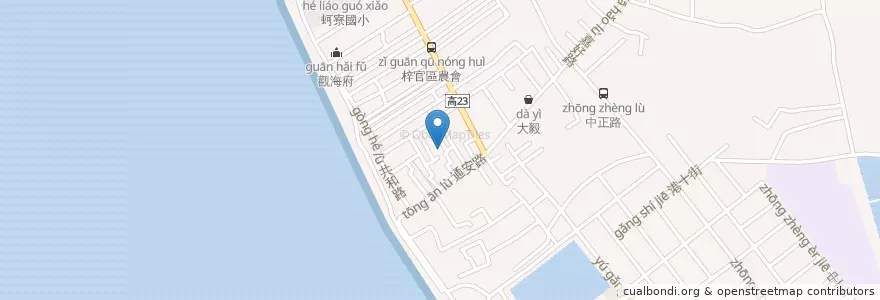 Mapa de ubicacion de 興濟堂 en Tayvan, Kaohsiung.