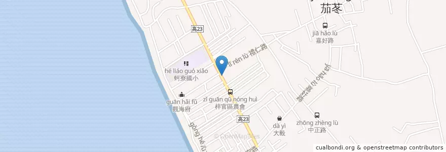 Mapa de ubicacion de 張世彬診所 en Taiwan, Kaohsiung.