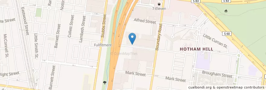 Mapa de ubicacion de Casa & Bottega en Australien, Victoria, City Of Melbourne.