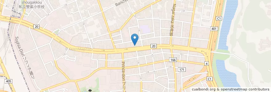 Mapa de ubicacion de スターバックス en 日本, 东京都/東京都, 千代田區.