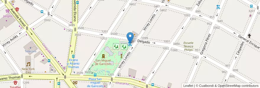 Mapa de ubicacion de 260 - San Miguel De Garicoits en Argentinien, Ciudad Autónoma De Buenos Aires, Buenos Aires.