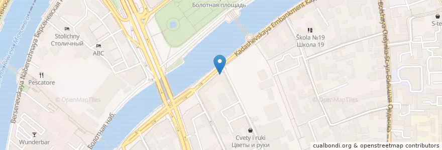 Mapa de ubicacion de Дориан Грей en 러시아, Центральный Федеральный Округ, Москва, Центральный Административный Округ, Район Якиманка.