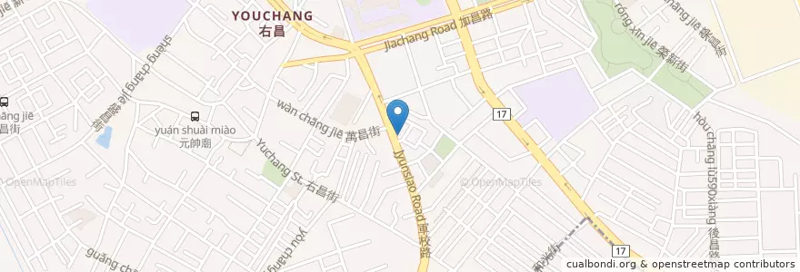 Mapa de ubicacion de 鮮魚湯 en 臺灣, 高雄市, 楠梓區.